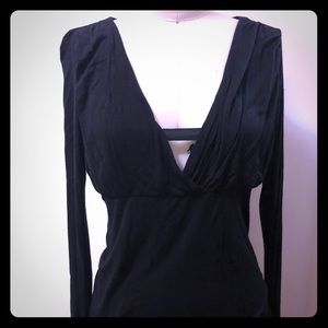 JLO black top sweetheart neck